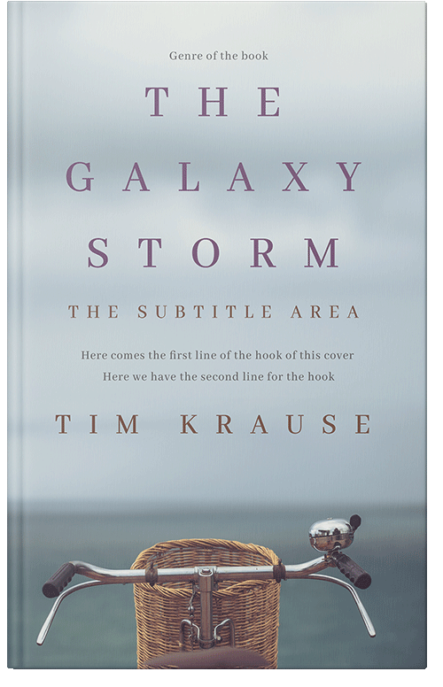 Front view of Premade Literary Fiction Book Cover - Geyser