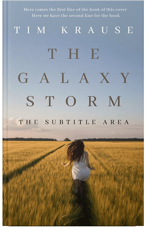 Front view of Gull Gray #25354 - Premade Romance Book Cover