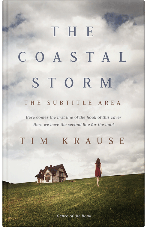 Front view of Premade Literary Fiction Book Cover - Cararra