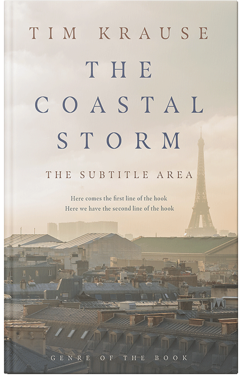 Front view of Premade Literary Fiction Book Cover - Pearl Bush