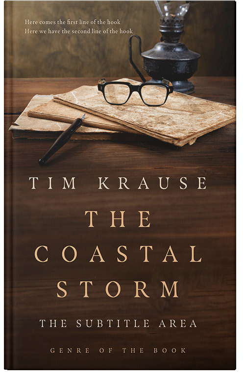 Front view of Premade Historical Book Cover - Cedar