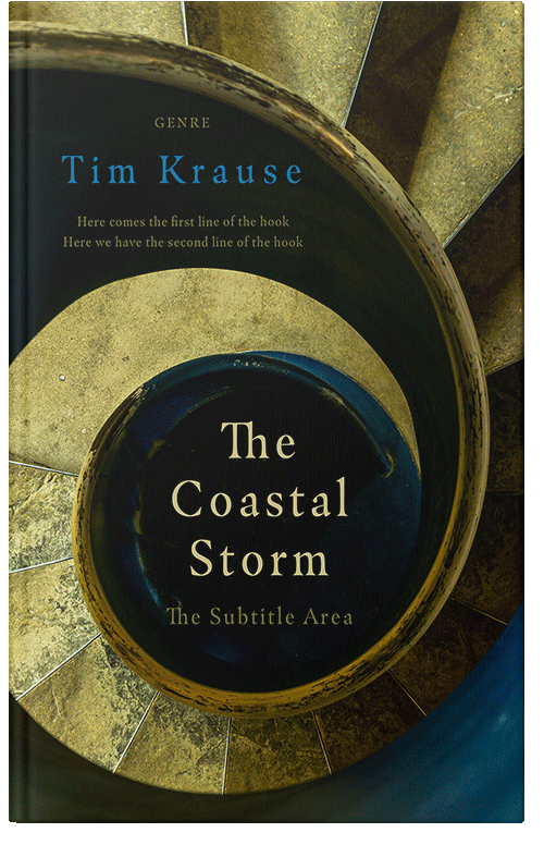 Front view of Premade Mystery & Thriller & Suspense Book Cover - Olive Green