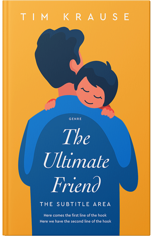 Front view of Premade Family & Parenting Book Cover - Sea Buckthorn