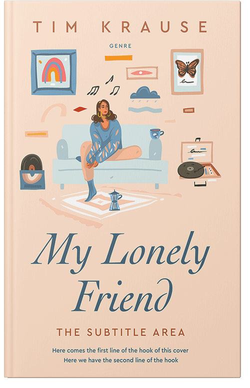 Front view of Premade Chick Lit Book Cover - Sidecar