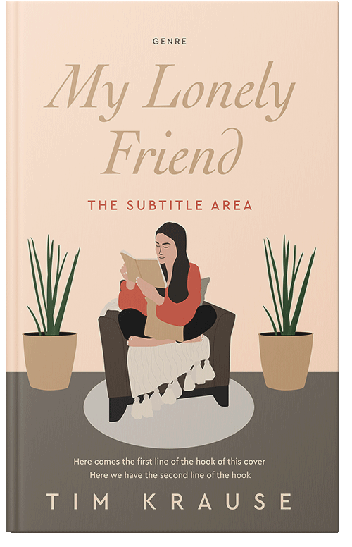 Front view of Premade Chick Lit Book Cover - Sidecar