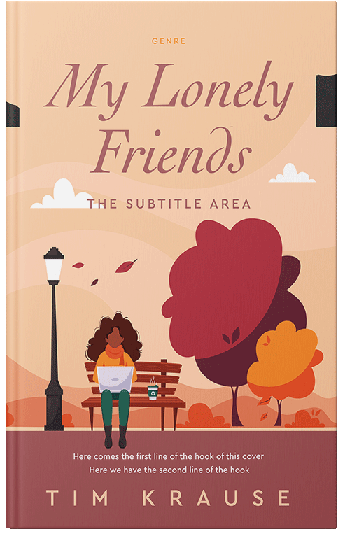 Front view of Premade Chick Lit Book Cover - Manhattan