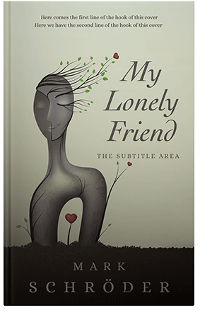 Pre Made Book Cover Foggy Gray