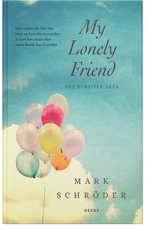 Front view of Premade Romance Book Cover - Surf Crest