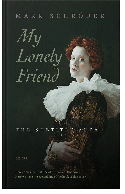 Front view of Premade Historical Book Cover - Marshland