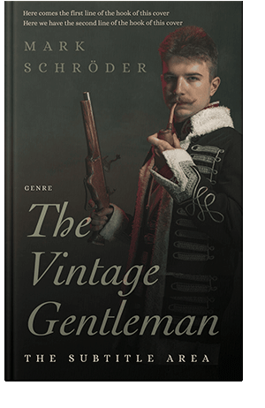 Pre Made Book Cover Log Cabin