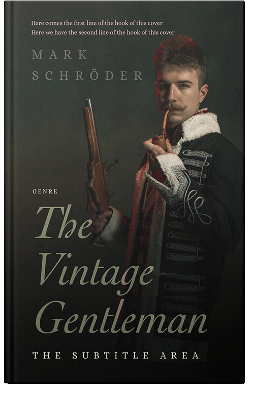 Front view of Premade Historical Book Cover - Log Cabin