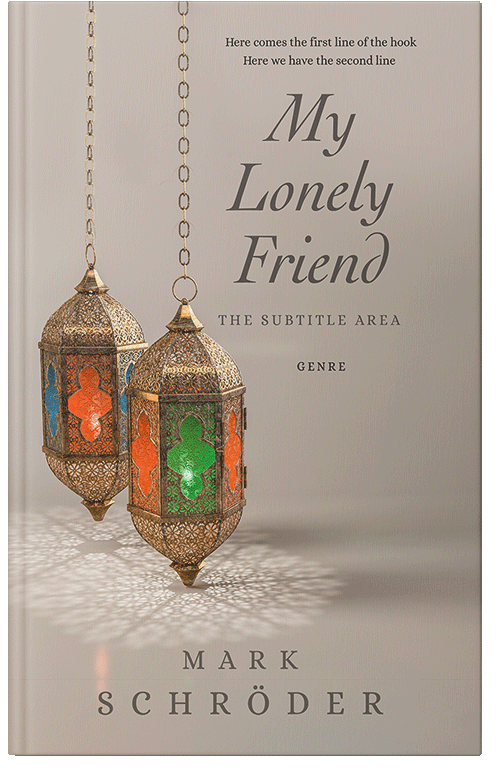 Front view of Premade Religion & Spirituality Book Cover - Silk