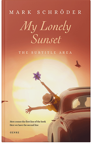 Premade Book Cover Wheat