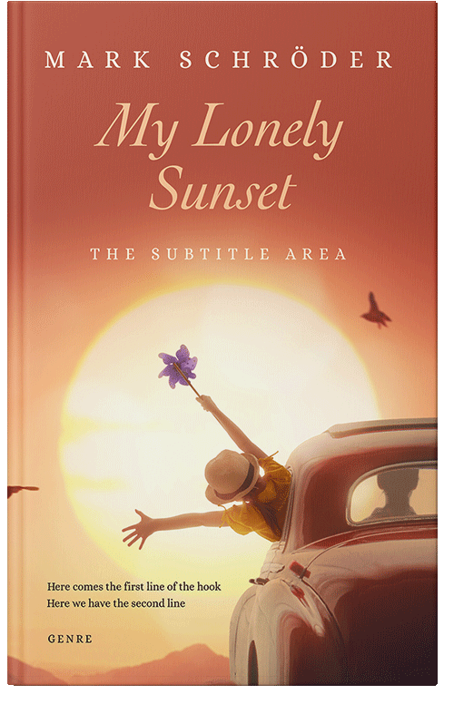 Front view of Premade Travel Book Cover - Wheat