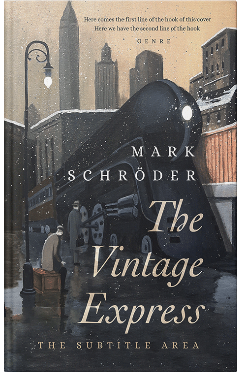 Front view of Premade Historical Book Cover - Tuna