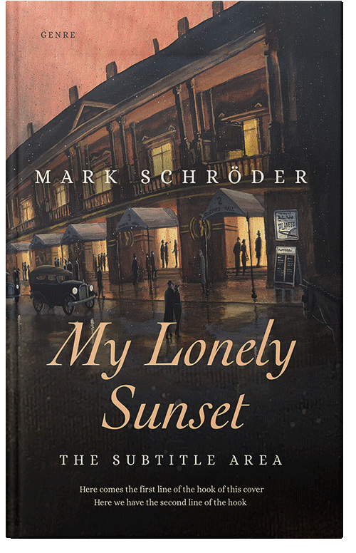 Front view of Premade Historical Book Cover - Dune