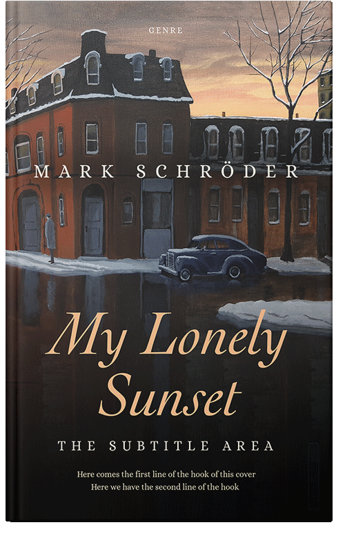 Front view of Premade Literary Fiction Book Cover - Thunder