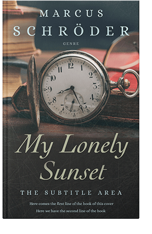 Pre Made Book Cover Outer Space