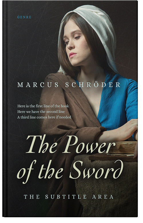 Front view of Premade Historical Book Cover - Cod Gray