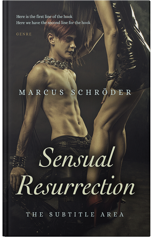 Front view of Premade Erotica Book Cover - Cod Gray