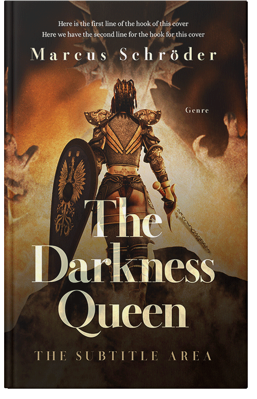 Front view of Premade Fantasy Book Cover - Laser