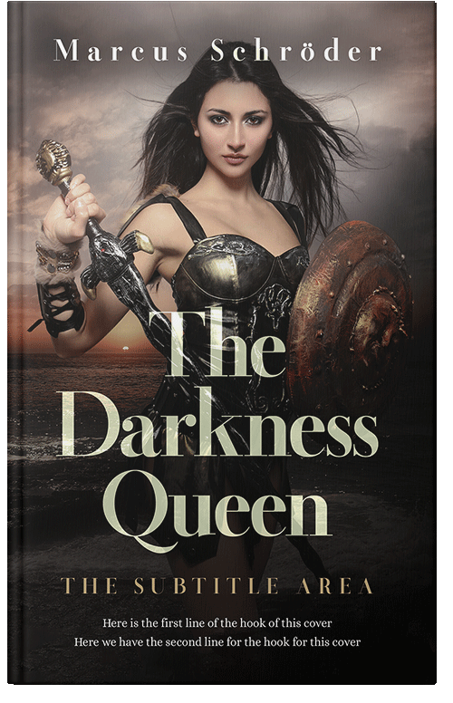 Front view of Premade Fantasy Book Cover - Coral Reef