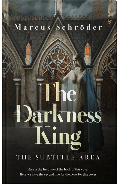 Front view of Premade Fantasy Book Cover - Rangoon Green