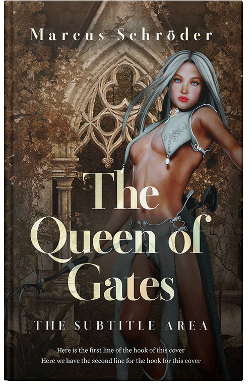 Front view of Premade Fantasy Book Cover - Oil