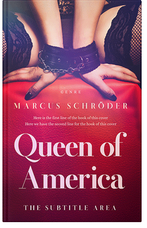 Premade Book Cover Maroon Flush
