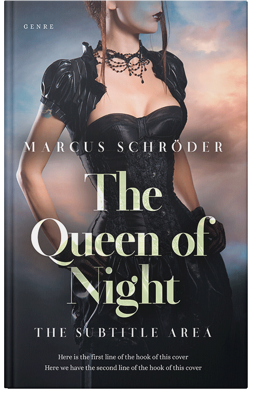 Front view of Premade Erotica Book Cover - Vanilla