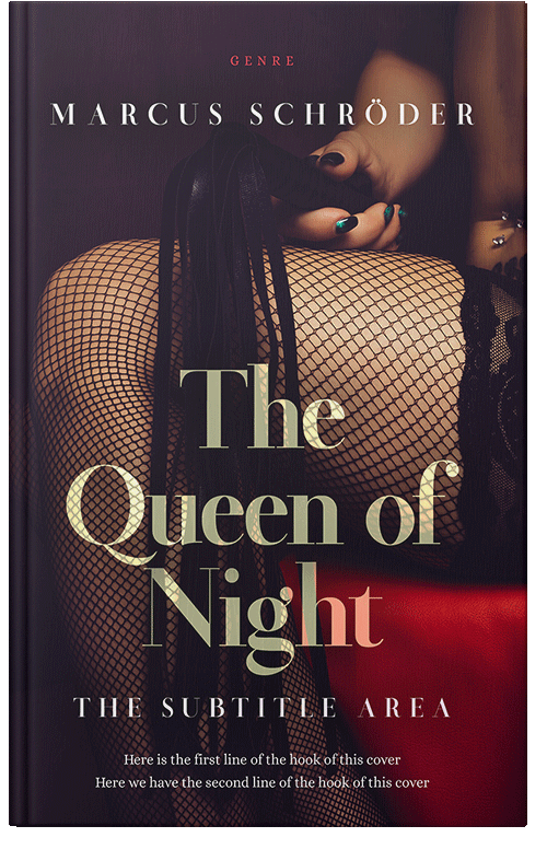 Front view of Premade Erotica Book Cover - Old Rose