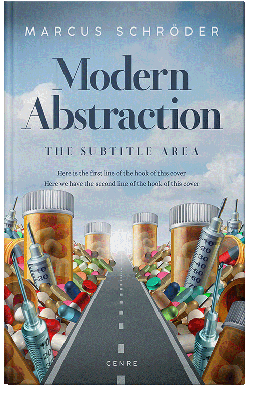 Front view of Premade Medical Book Cover - Heather