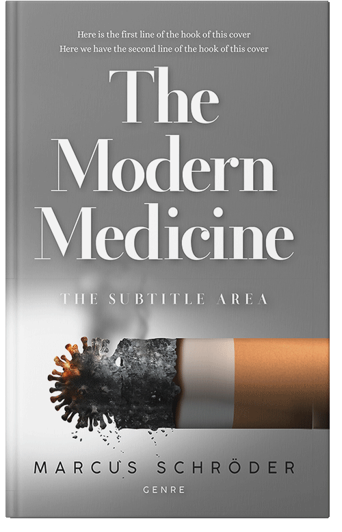 Front view of Premade Health & Mind & Body Book Cover - Concord