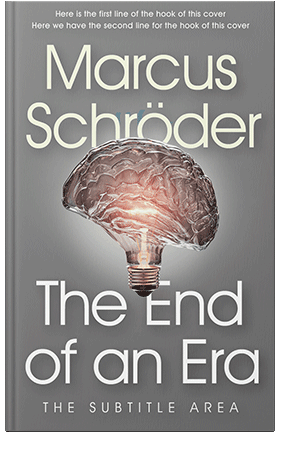 Pre Made Book Cover Gray