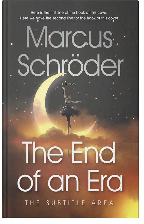 Front view of Premade Surreal Book Cover - Merlin