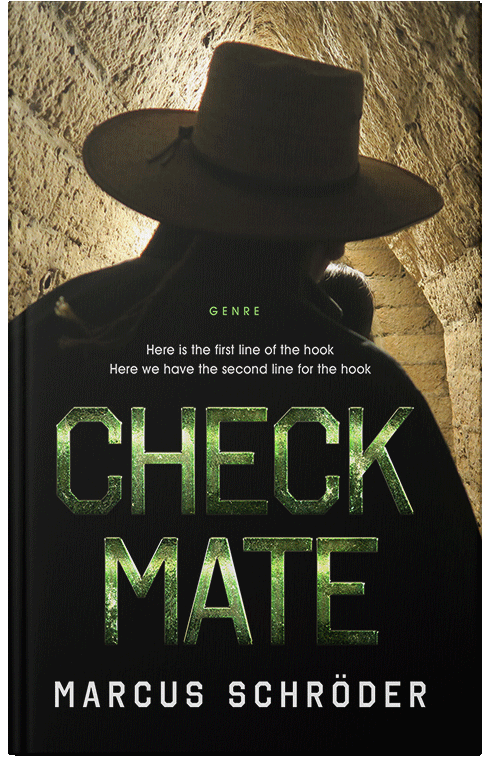 Front view of Premade Mystery & Thriller & Suspense Book Cover - Gimblet