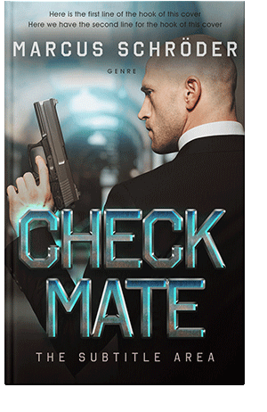 Pre Made Book Cover Mist Gray