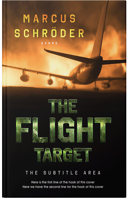 Front view of Premade Mystery & Thriller & Suspense Book Cover - Graphite