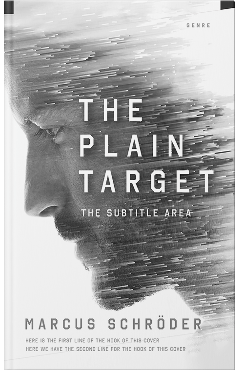 Front view of Premade Mystery & Thriller & Suspense Book Cover - Dove Gray