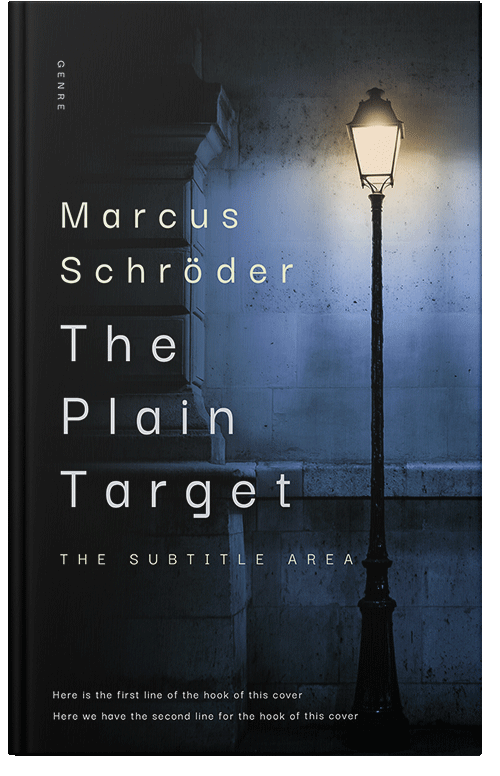 Front view of Premade Mystery & Thriller & Suspense Book Cover - Bunker