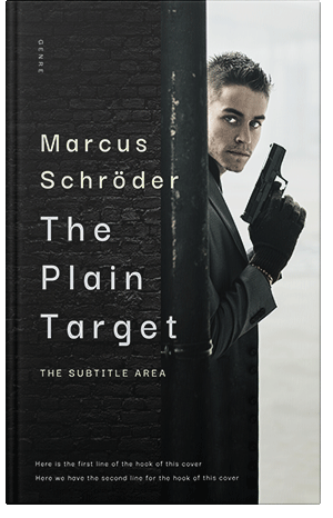 Premade Book Cover Quill Gray