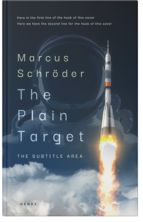 Front view of Premade Science Fiction Book Cover - Pumice