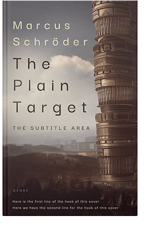 Pre Made Book Cover Woody Brown