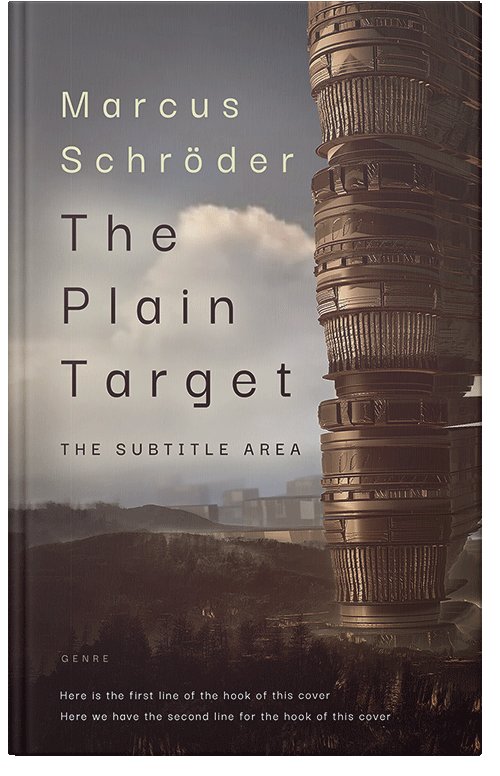 Front view of Premade Religion & Spirituality Book Cover - Woody Brown