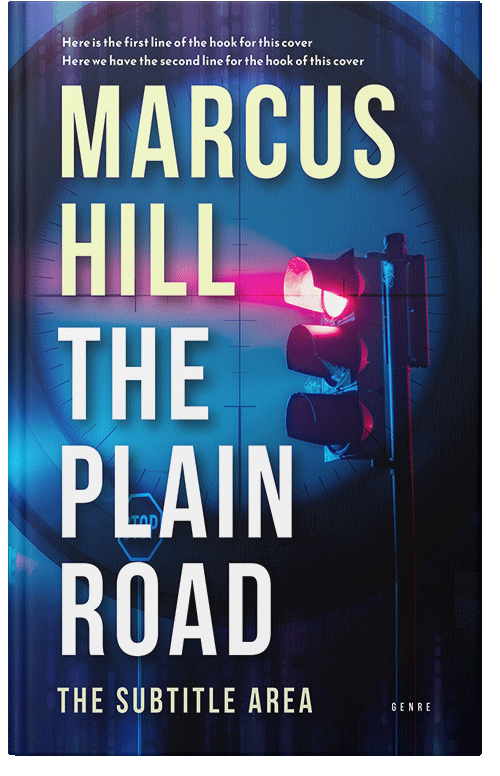 Front view of Premade Mystery & Thriller & Suspense Book Cover - Bunting