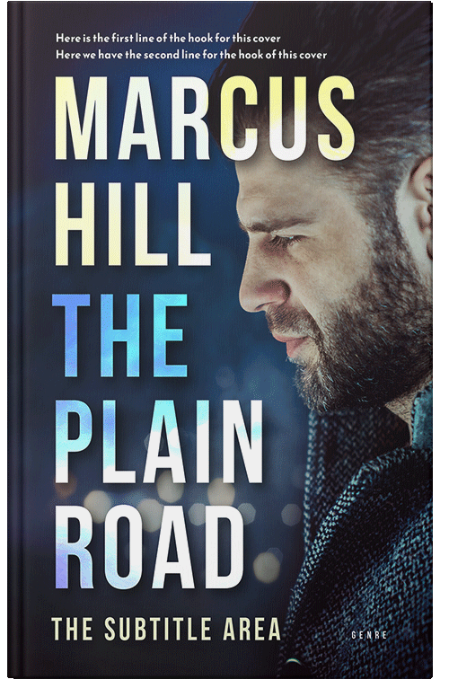 Front view of Premade Action & Adventure Book Cover - Mirage