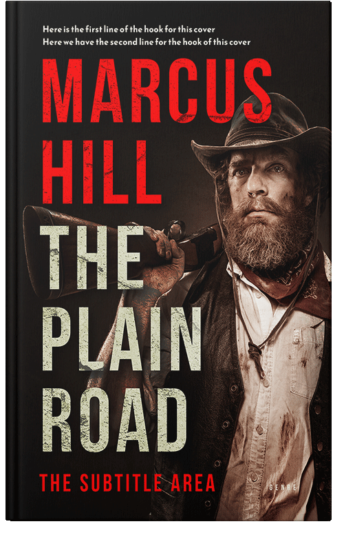 Front view of Premade Action & Adventure Book Cover - Night Rider