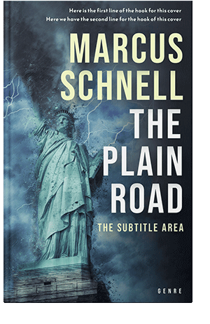 Pre Made Book Cover Pickled Bluewood