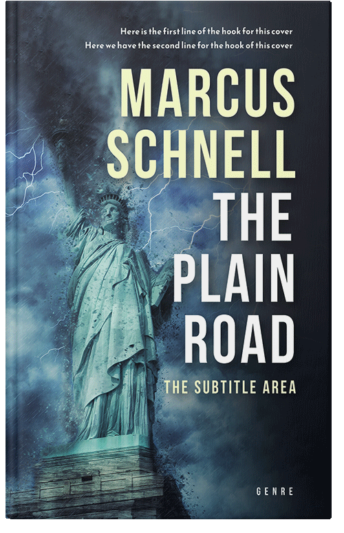 Front view of Premade Apocalyptica Book Cover - Pickled Bluewood