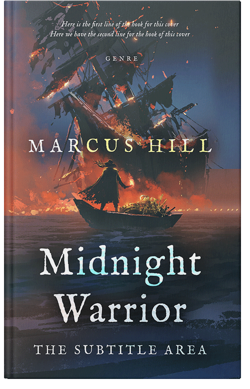 Front view of Premade Historical Book Cover - Tuna